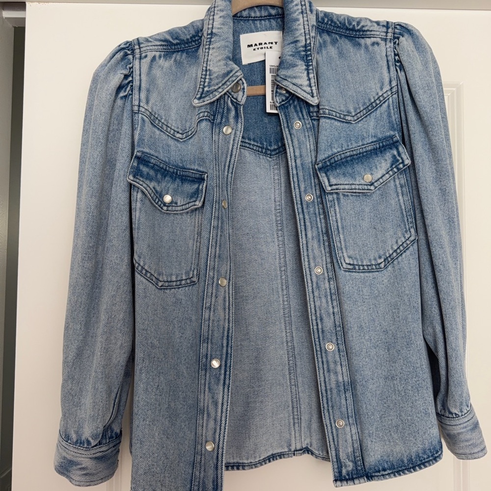 Isabel Marant Light Blue Jean Jacket